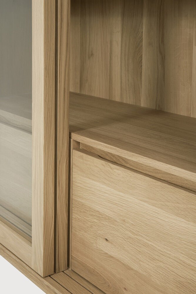Wave Oak Cupboard – Sculptural Solid Wood Storage Cabinet by Sage Interiors - Sage InteriorsEthnicraft