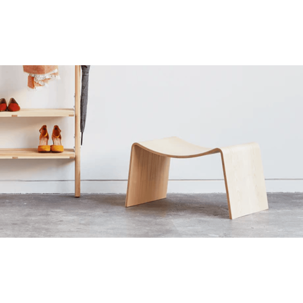 Wave Stool – Sculptural Plywood Seating Inspired by Nature - Sage InteriorsGusWave Stool