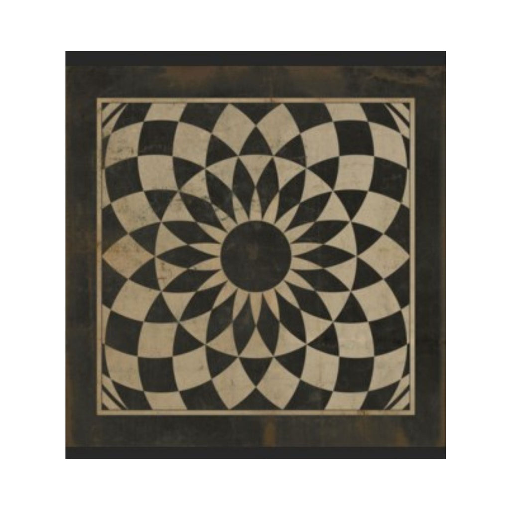 We're All Mad Here Vintage Vinyl Floorcloth - Sage InteriorsSpicher and Co