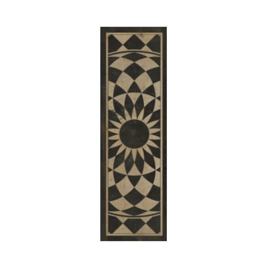 We're All Mad Here Vintage Vinyl Floorcloth - Sage InteriorsSpicher and Co