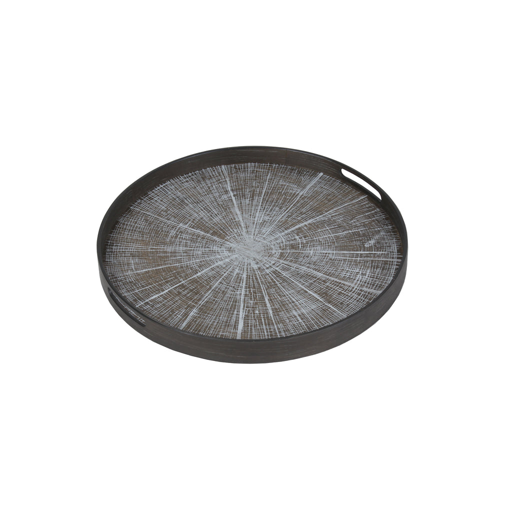 Slice Wooden Tray Small – White Finish | Sage Interiors