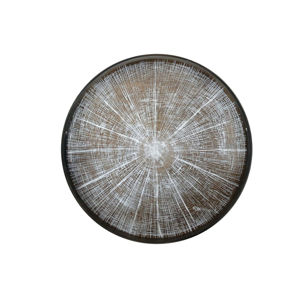 Slice Wooden Tray Small – White Finish | Sage Interiors