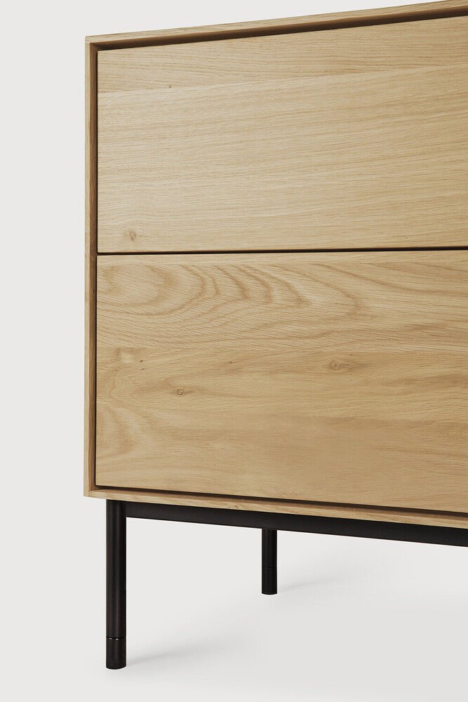 Whitebird Oak TV Cupboard – Sculptural Media Console with Minimalist Design - Sage InteriorsEthnicraft