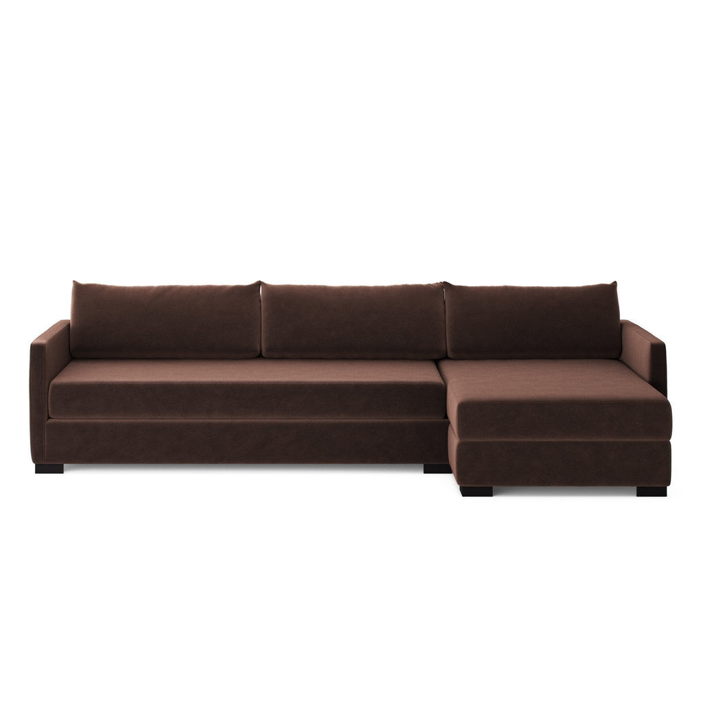 Wickham 2 - Piece Sleeper Sectional Sofa with Hidden Storage – Modern Pullout Design - Sage InteriorsFour HandsSectional Sofa Units