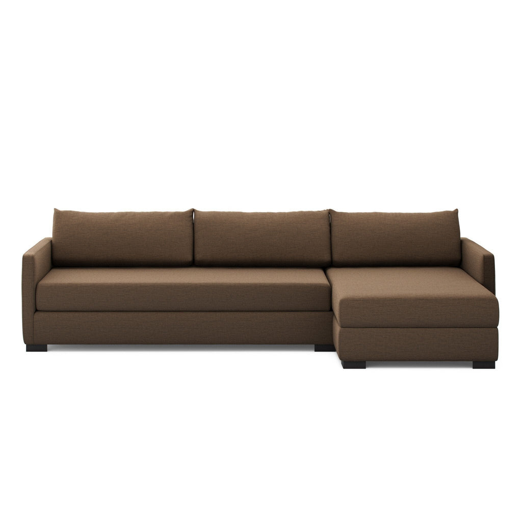 Wickham 2 - Piece Sleeper Sectional Sofa with Hidden Storage – Modern Pullout Design - Sage InteriorsFour HandsSectional Sofa Units