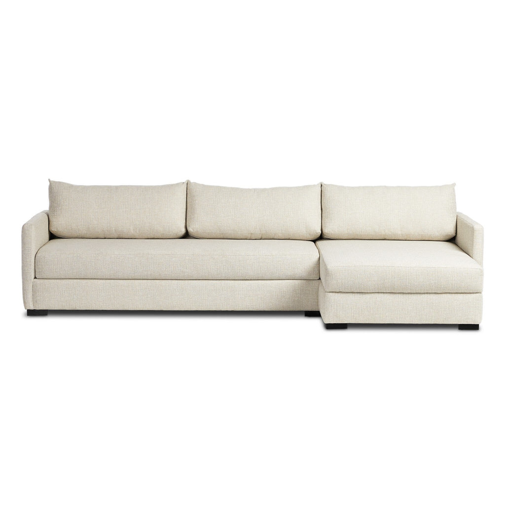 Wickham 2 - Piece Sleeper Sectional Sofa with Hidden Storage – Modern Pullout Design - Sage InteriorsFour HandsSectional Sofa Units