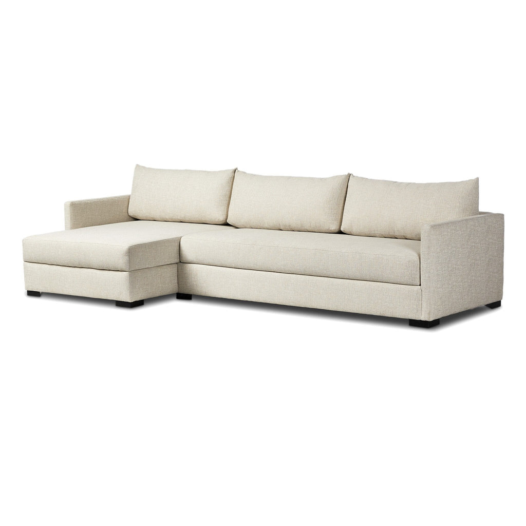 Wickham 2 - Piece Sleeper Sectional Sofa with Hidden Storage – Modern Pullout Design - Sage InteriorsFour HandsSectional Sofa Units