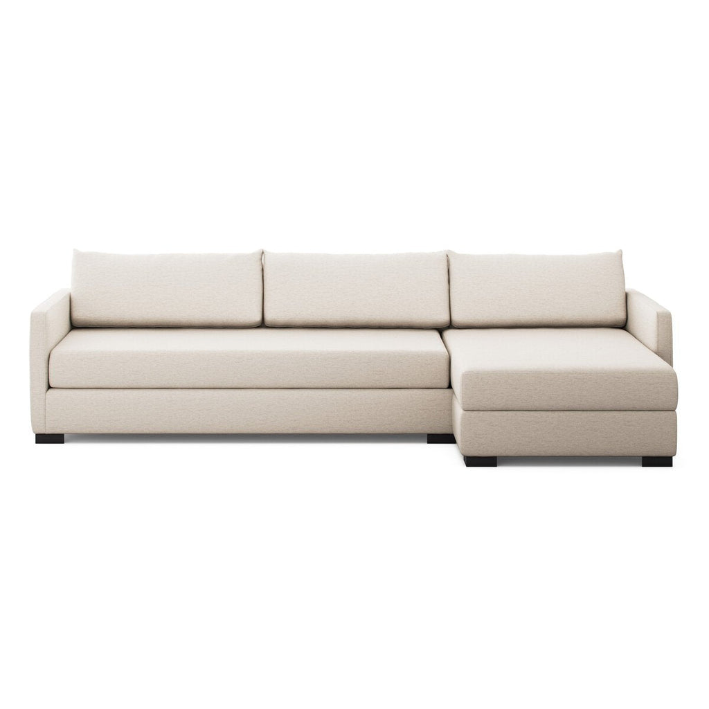 Wickham 2 - Piece Sleeper Sectional Sofa with Hidden Storage – Modern Pullout Design - Sage InteriorsFour HandsSectional Sofa Units