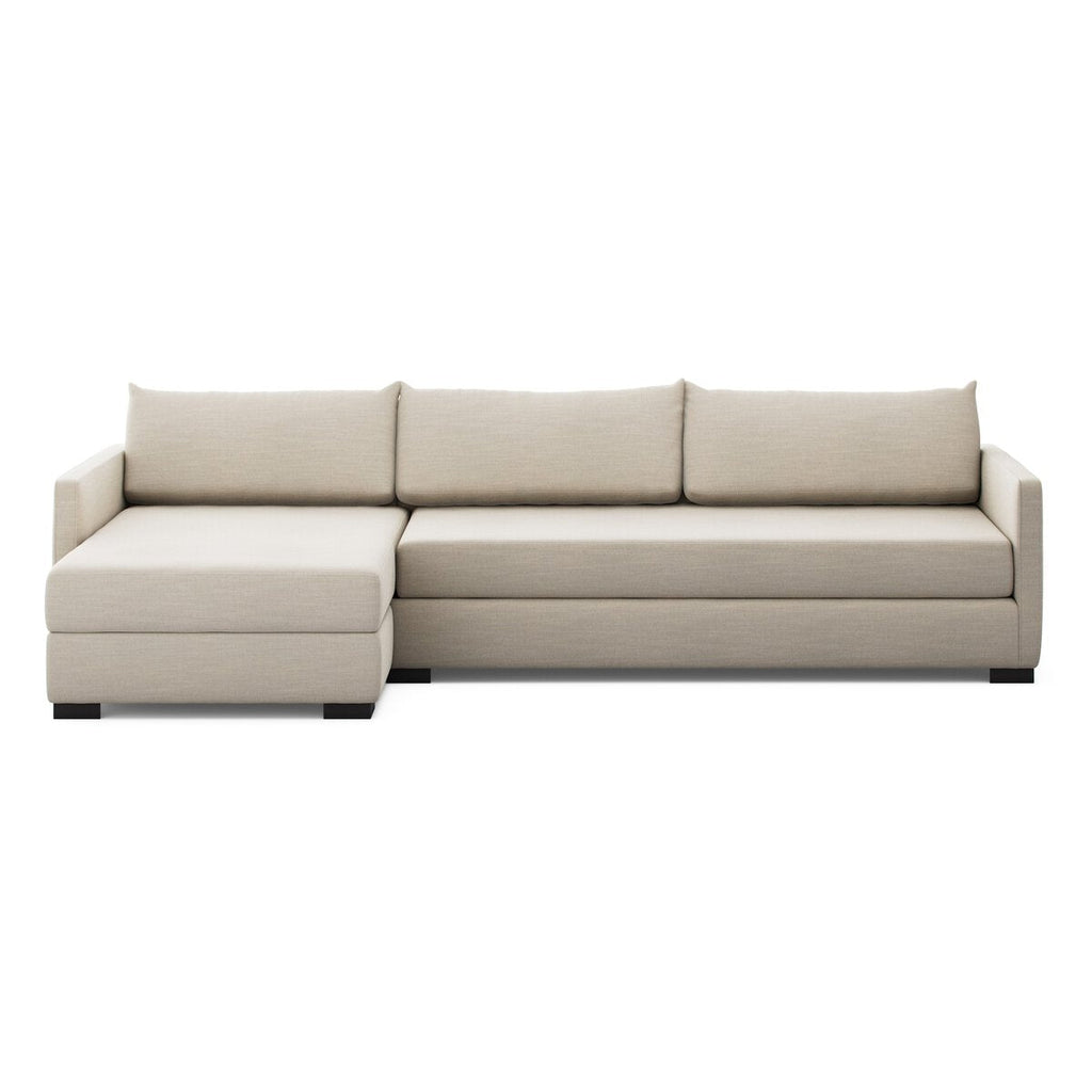 Wickham 2 - Piece Sleeper Sectional Sofa with Hidden Storage – Modern Pullout Design - Sage InteriorsFour HandsSectional Sofa Units