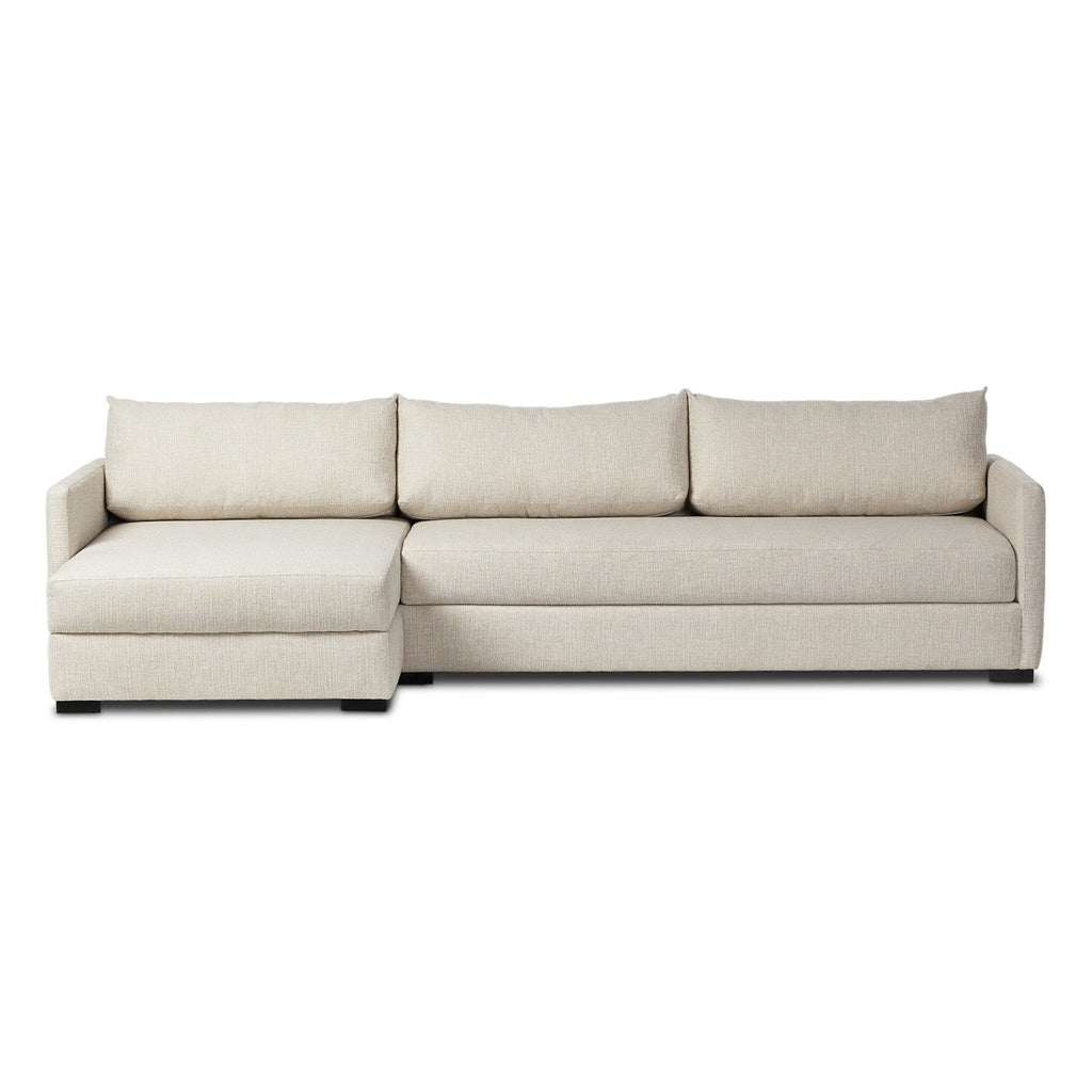 Wickham 2 - Piece Sleeper Sectional Sofa with Hidden Storage – Modern Pullout Design - Sage InteriorsFour HandsSectional Sofa Units