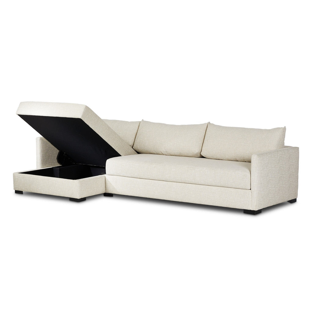 Wickham 2 - Piece Sleeper Sectional Sofa with Hidden Storage – Modern Pullout Design - Sage InteriorsFour HandsSectional Sofa Units