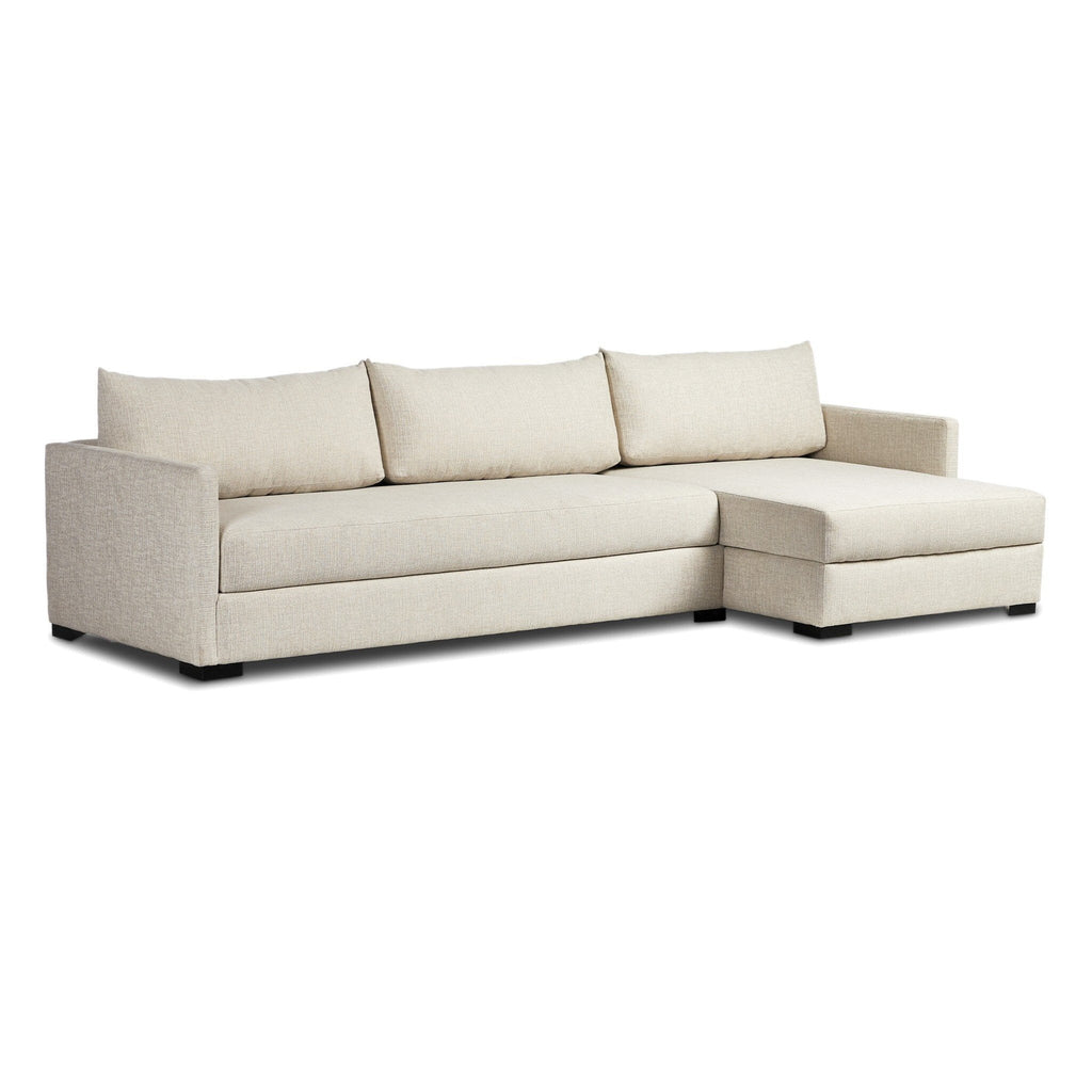 Wickham 2 - Piece Sleeper Sectional Sofa with Hidden Storage – Modern Pullout Design - Sage InteriorsFour HandsSectional Sofa Units