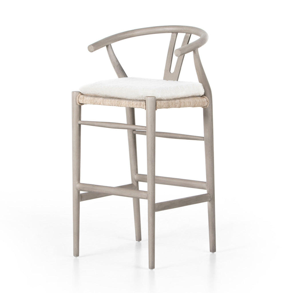 Wishbone Bar Stool with Cushion - Sage InteriorsFHBar Stool