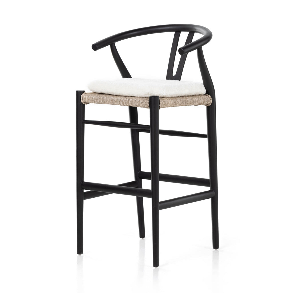 Wishbone Bar Stool with Cushion - Sage InteriorsFHBar Stool