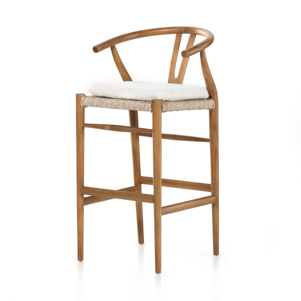 Wishbone Bar Stool with Cushion - Sage InteriorsFHBar Stool