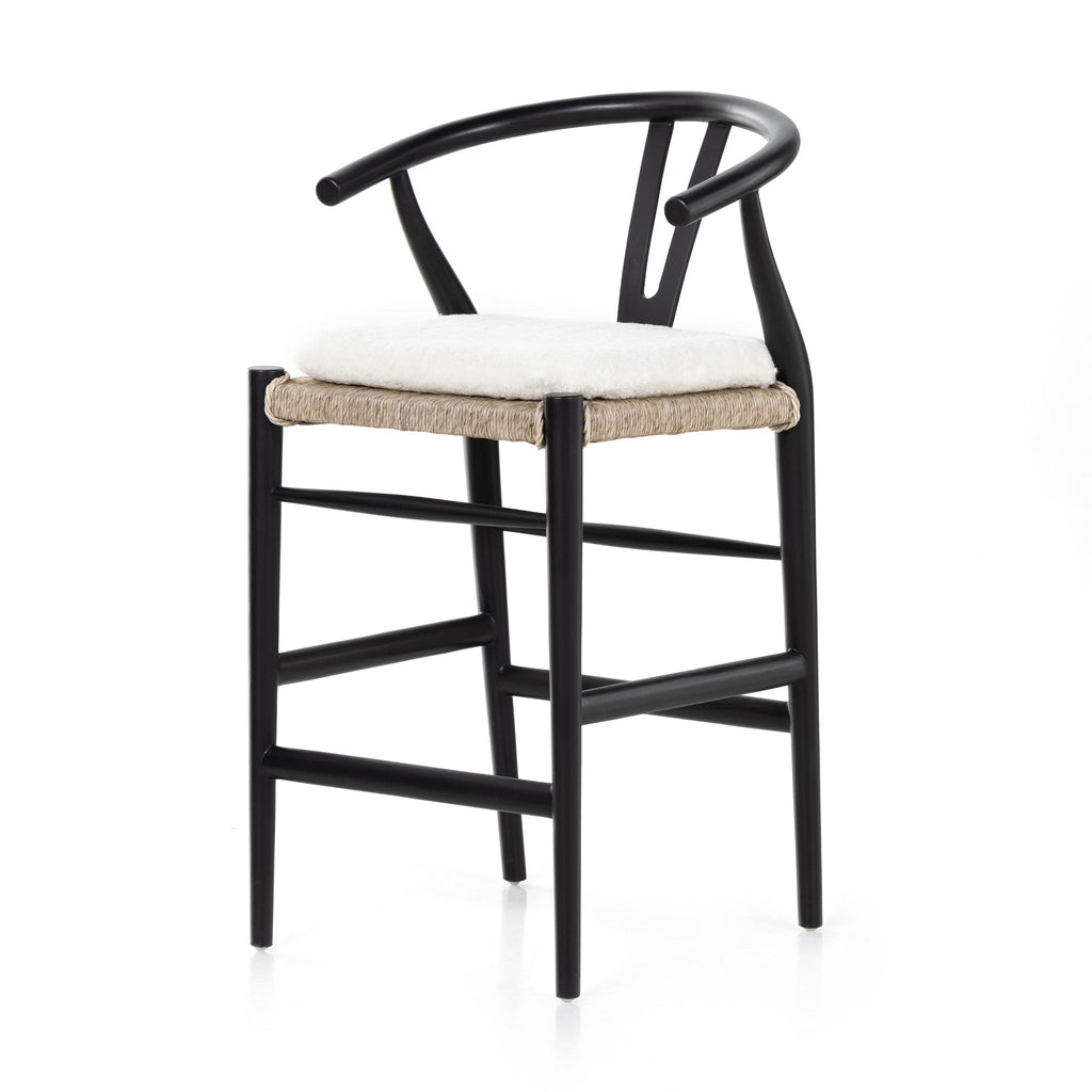 Wishbone Counter Stool with Cushion - Sage InteriorsFHBar Stool