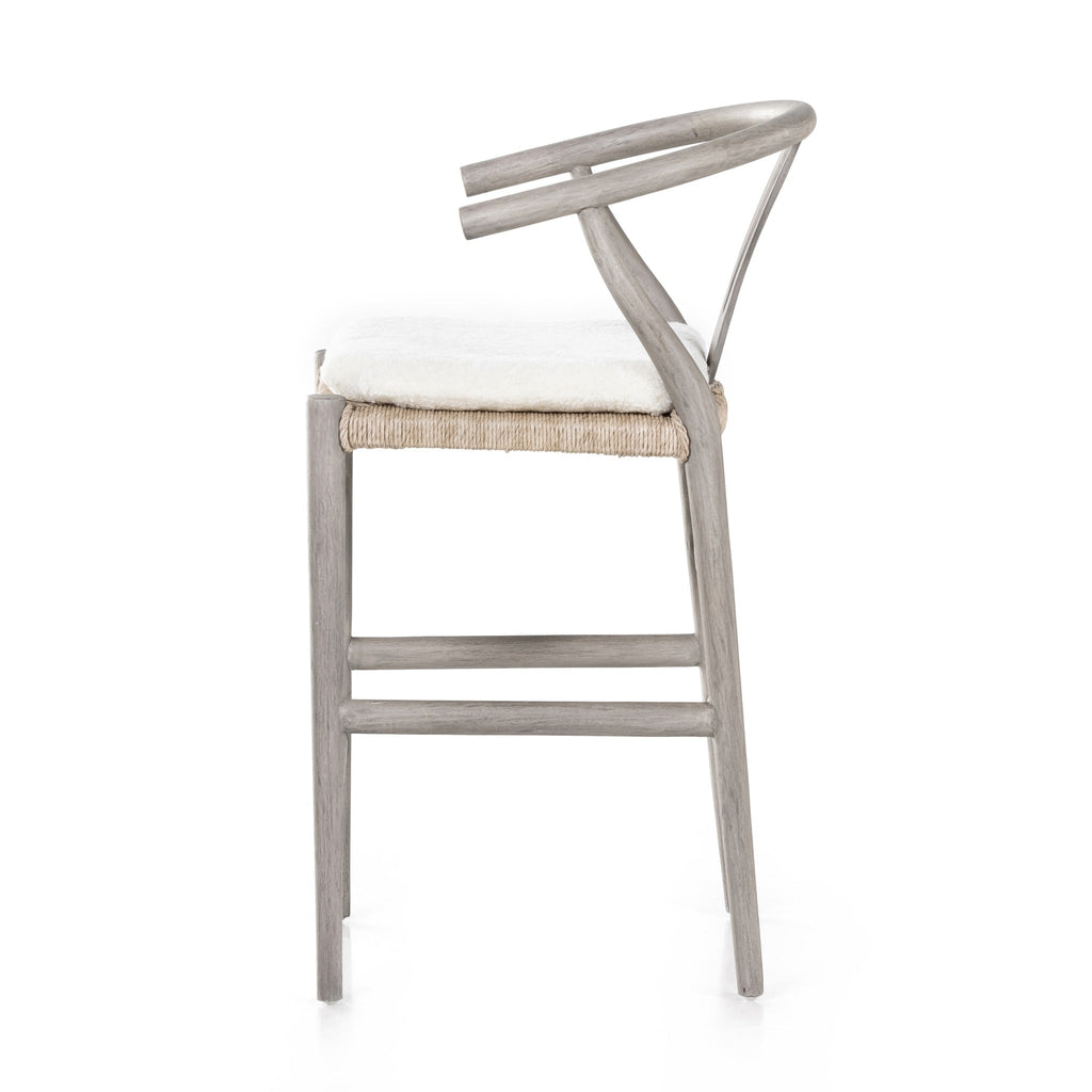 Wishbone Counter Stool with Cushion - Sage InteriorsFHBar Stool