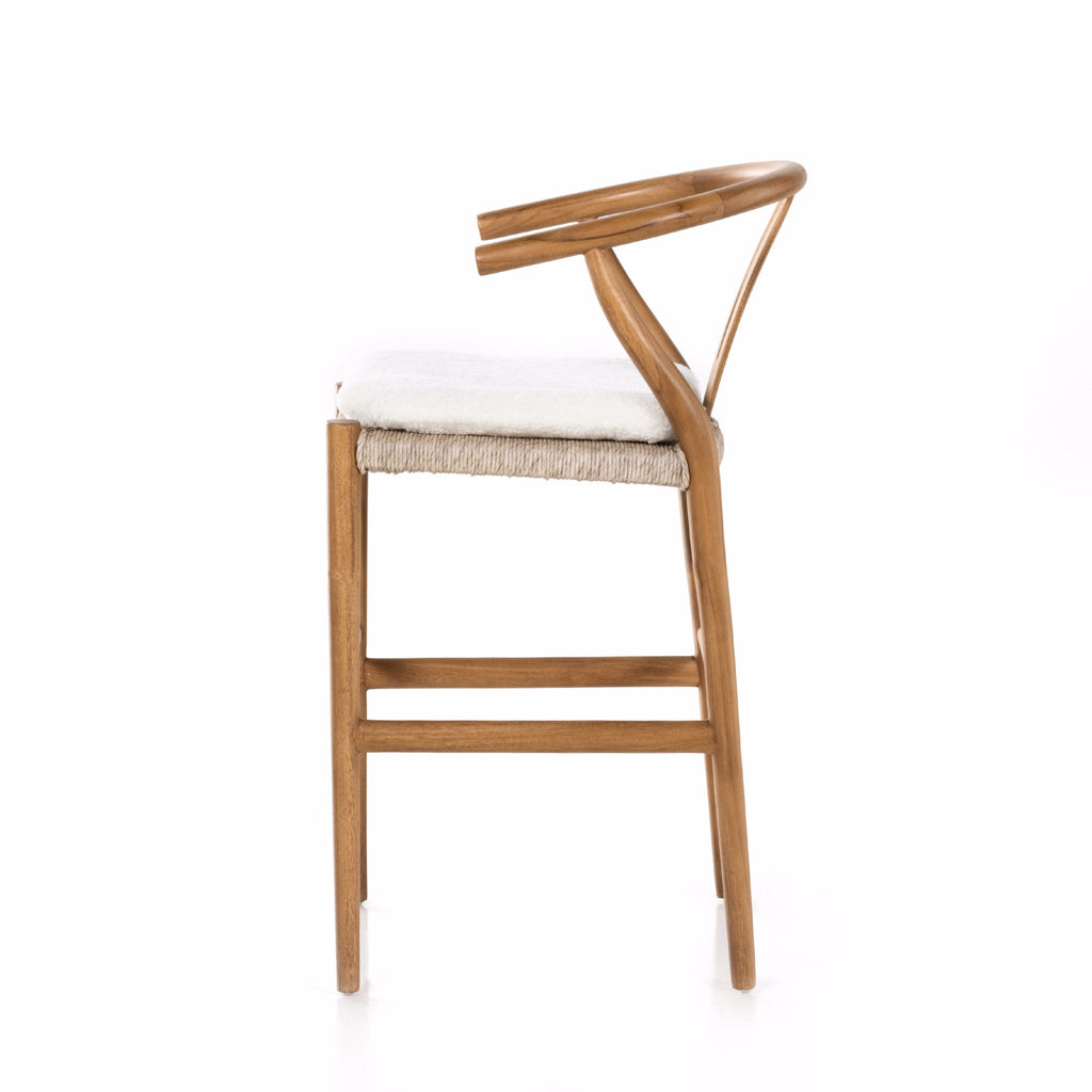 Wishbone Counter Stool with Cushion - Sage InteriorsFHBar Stool