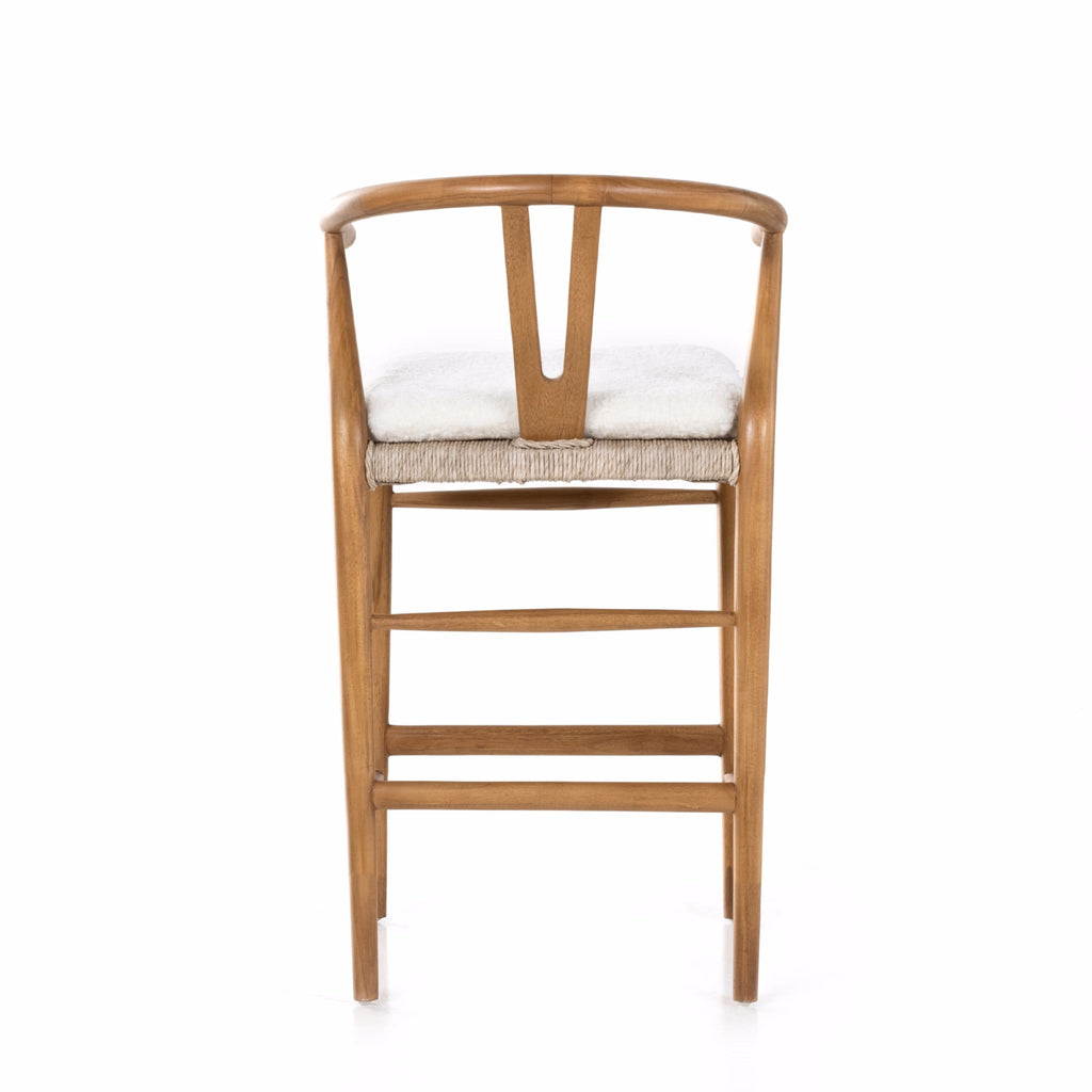 Wishbone Counter Stool with Cushion - Sage InteriorsFHBar Stool