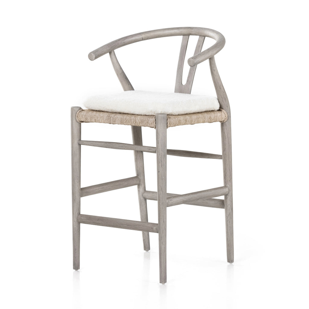 Wishbone Counter Stool with Cushion - Sage InteriorsFHBar Stool