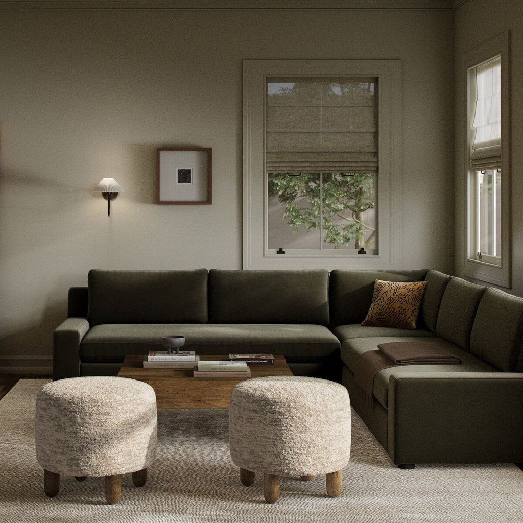 Yelena 3 - Piece Sectional | Streamlined Design, Plush Foam Cushions, Modern Seating - Sage InteriorsFour HandsSectional Sofas