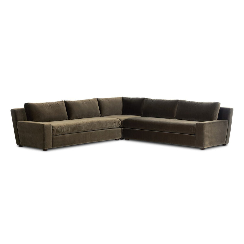 Yelena 3 - Piece Sectional | Streamlined Design, Plush Foam Cushions, Modern Seating - Sage InteriorsFour HandsSectional Sofas