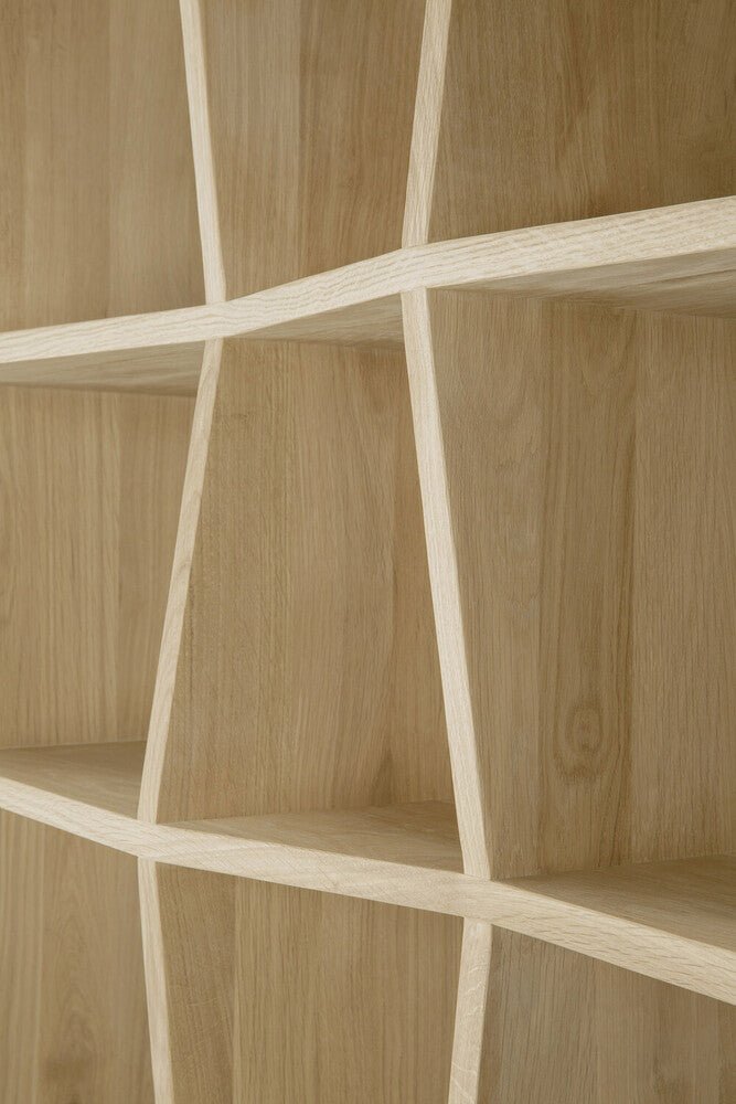 Z Rack – Modern Geometric Wooden Bookcase Sage Interiors - Sage InteriorsEthnicraft