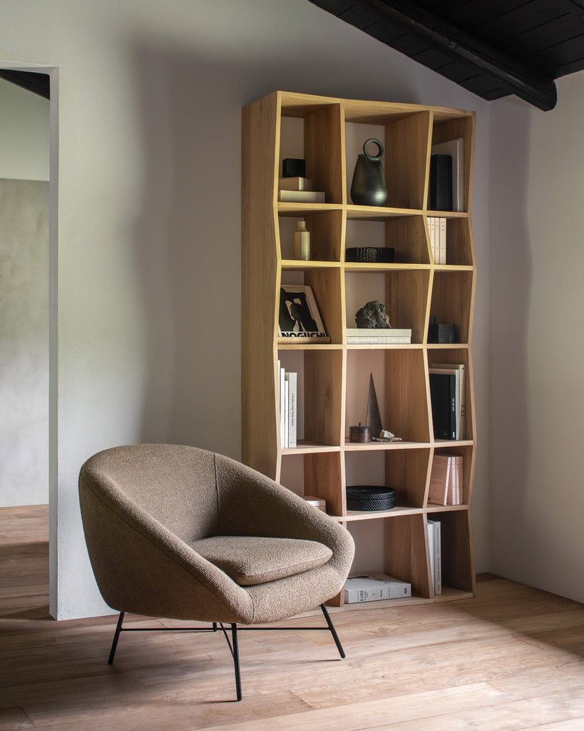 Z Rack – Modern Geometric Wooden Bookcase Sage Interiors - Sage InteriorsEthnicraft
