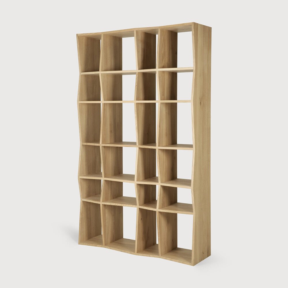 Z Rack – Modern Geometric Wooden Bookcase Sage Interiors - Sage InteriorsEthnicraft