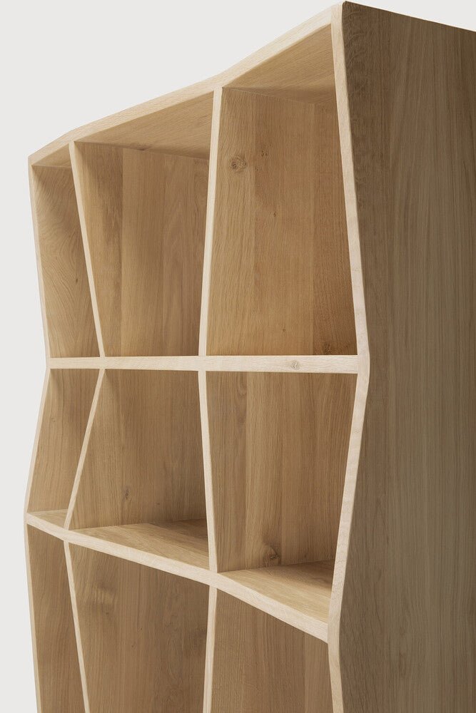Z Rack – Modern Geometric Wooden Bookcase Sage Interiors - Sage InteriorsEthnicraft