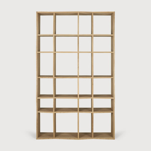 Z Rack – Modern Geometric Wooden Bookcase Sage Interiors - Sage InteriorsEthnicraft
