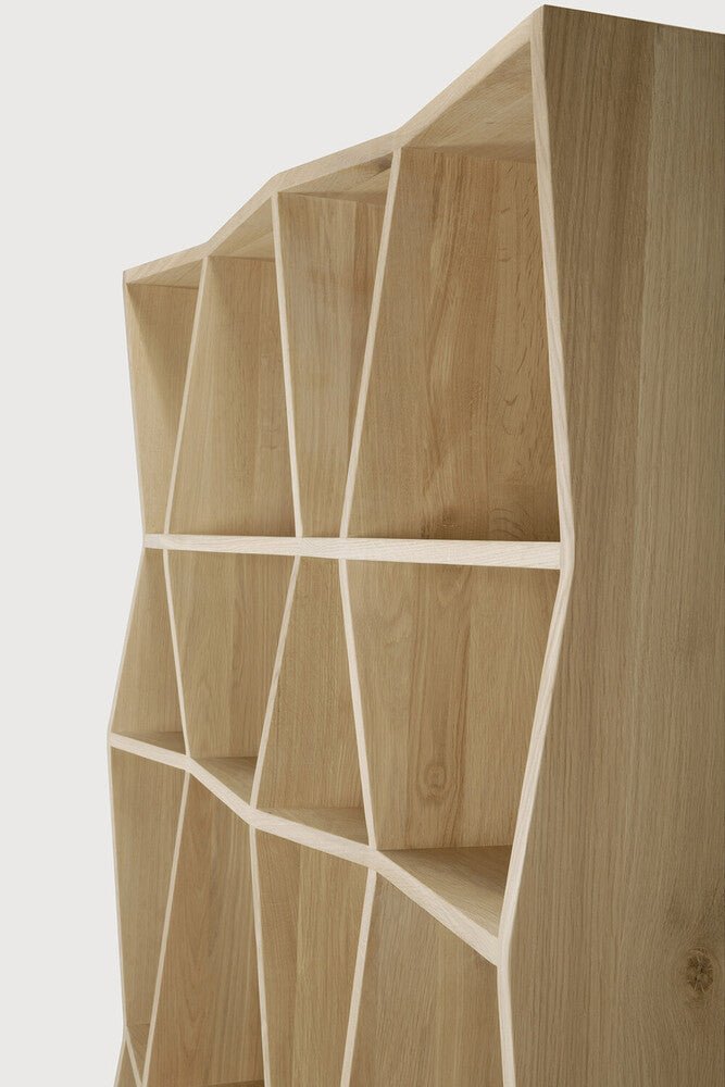 Z Rack – Modern Geometric Wooden Bookcase Sage Interiors - Sage InteriorsEthnicraft