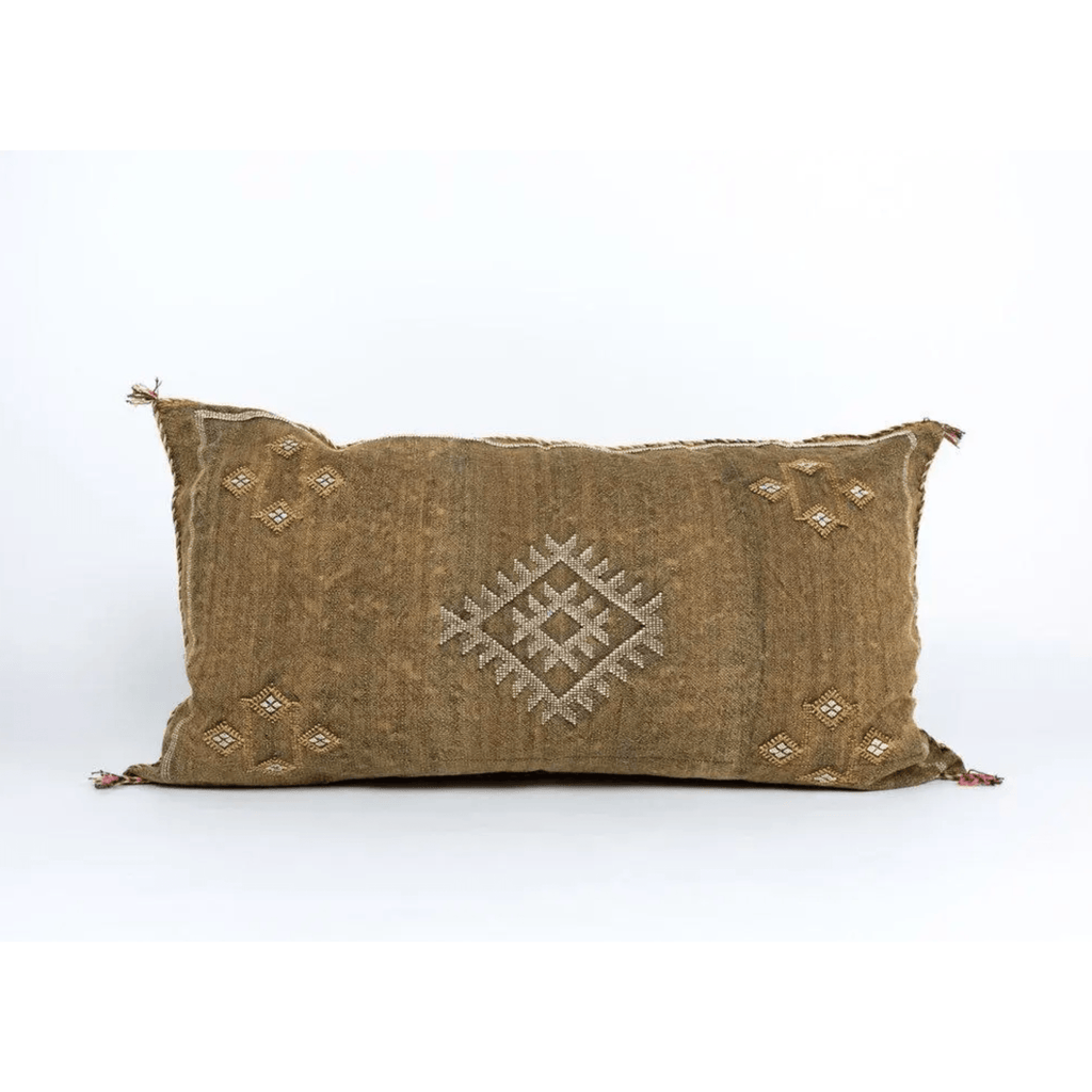 Zap Handmade Catcus Silk Throw Pillow Large Lumbar - Sage InteriorsBryar Wolf