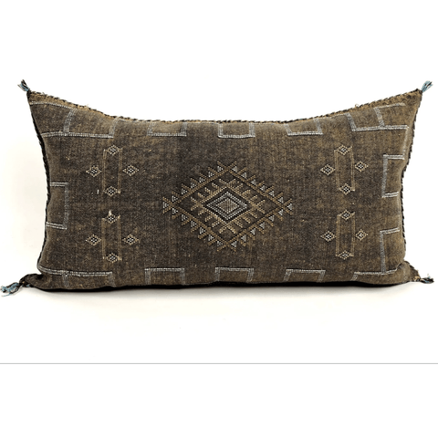 Zap Handmade Catcus Silk Throw Pillow Large Lumbar - Sage InteriorsBryar Wolf