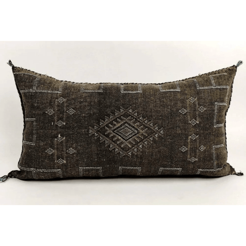 Zap Handmade Catcus Silk Throw Pillow Large Lumbar - Sage InteriorsBryar Wolf
