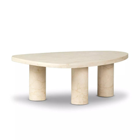Zion Cream Coffee Table - Sage InteriorsFour Hands