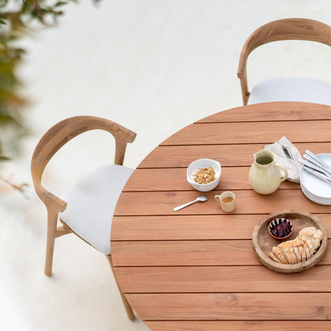 Teak Circle Outdoor Dining Table