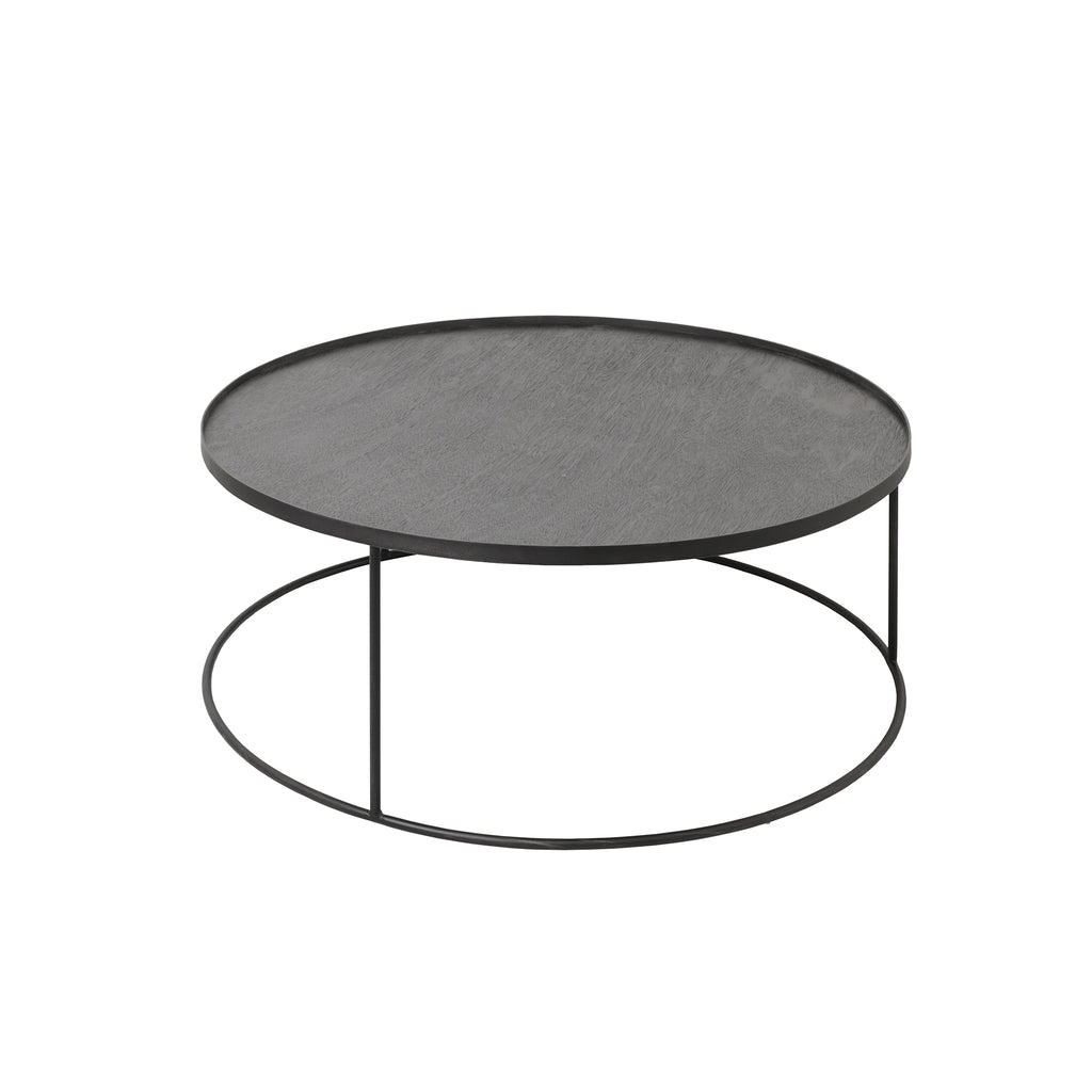 Round tray coffee table 37x 37 x 15  (tray not included)