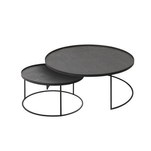 Round tray coffee table set  (tray not included)