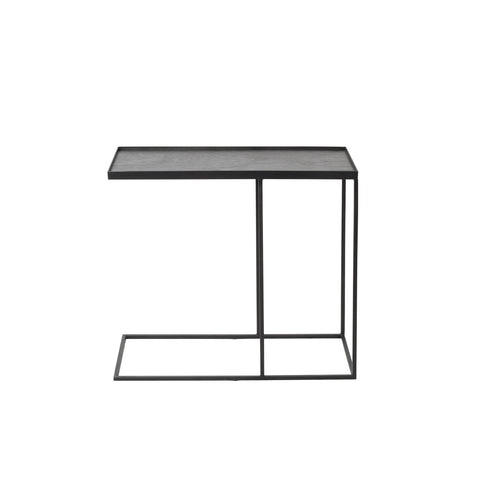 Rectangular tray side table 28 x 13 x 25  (tray not included)