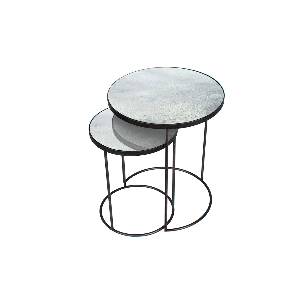 Clear Nesting side table set
