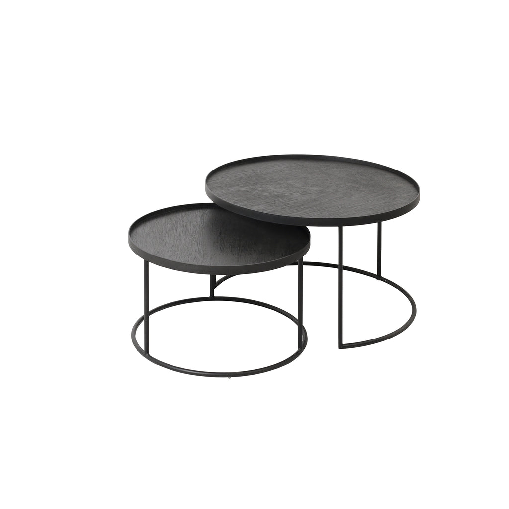 Round tray coffee table set  (tray not included)