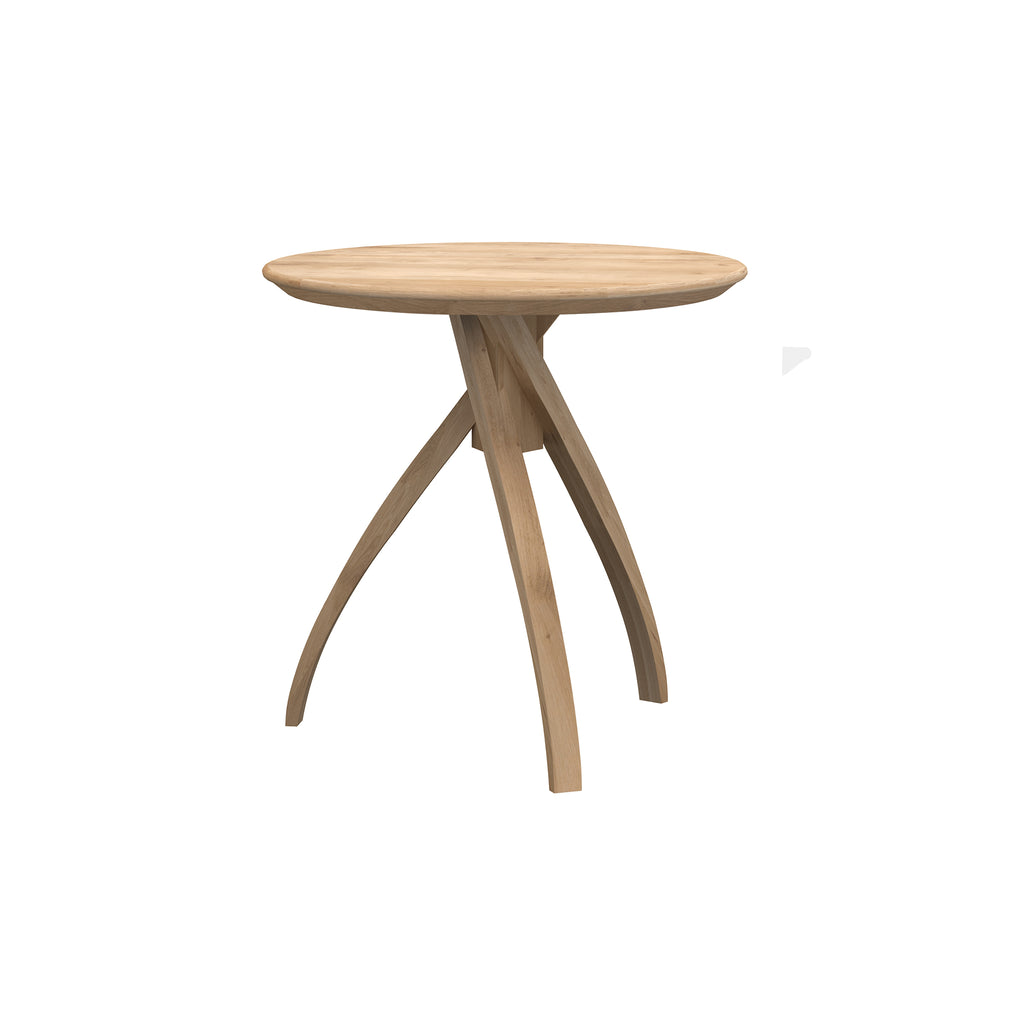 Oak Twist side table