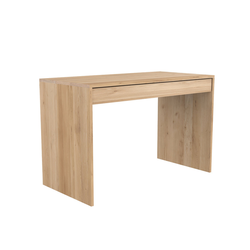Oak Wave desk - 1 drawer 47 x 24 x 31