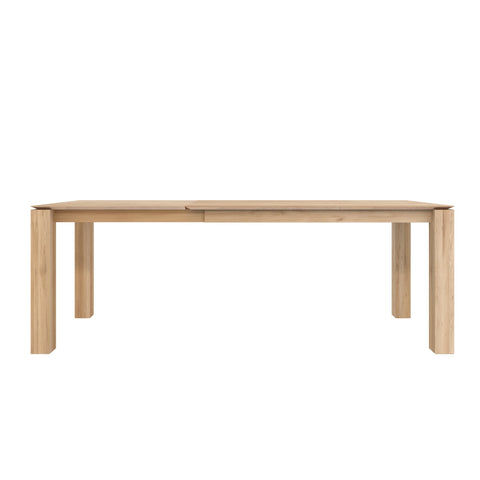 Oak Slice Extendable Dining Table Delivered to you Sooner