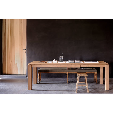 Oak Slice Extendable Dining Table Delivered to you Sooner