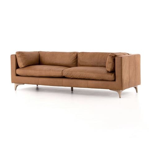 Camel Anderson Leather Sofa