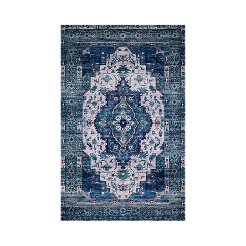 Cielo Ivory/Turquoise Rug