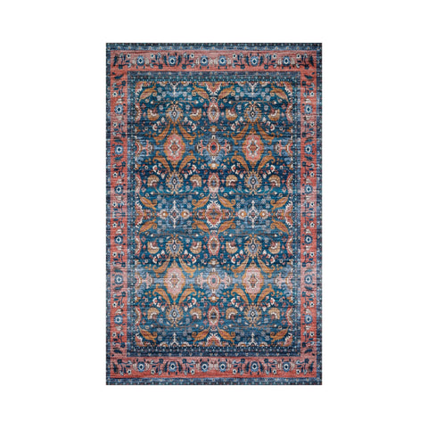 Cielo Ocean/Coral Rug