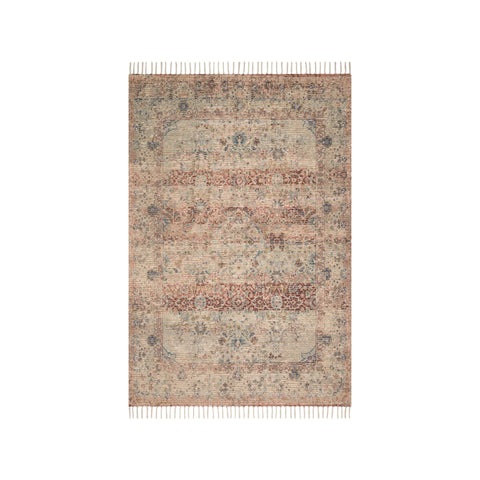 Cornelia Seafoam Green/Brick Rug
